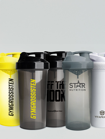 Shakers och vattenflaskor